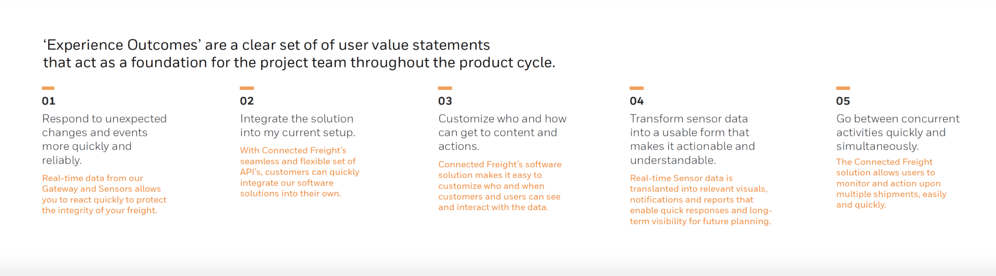 CF_outcome driven design